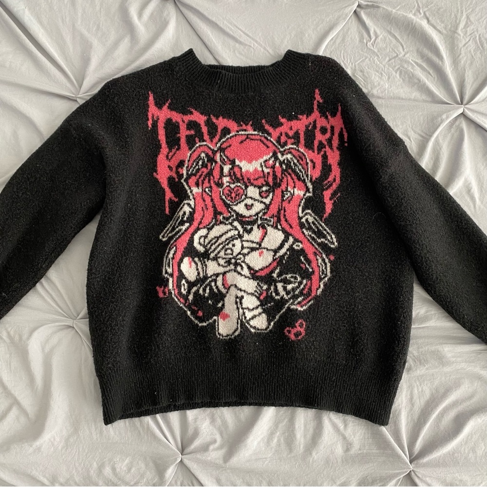 goth girl sweater